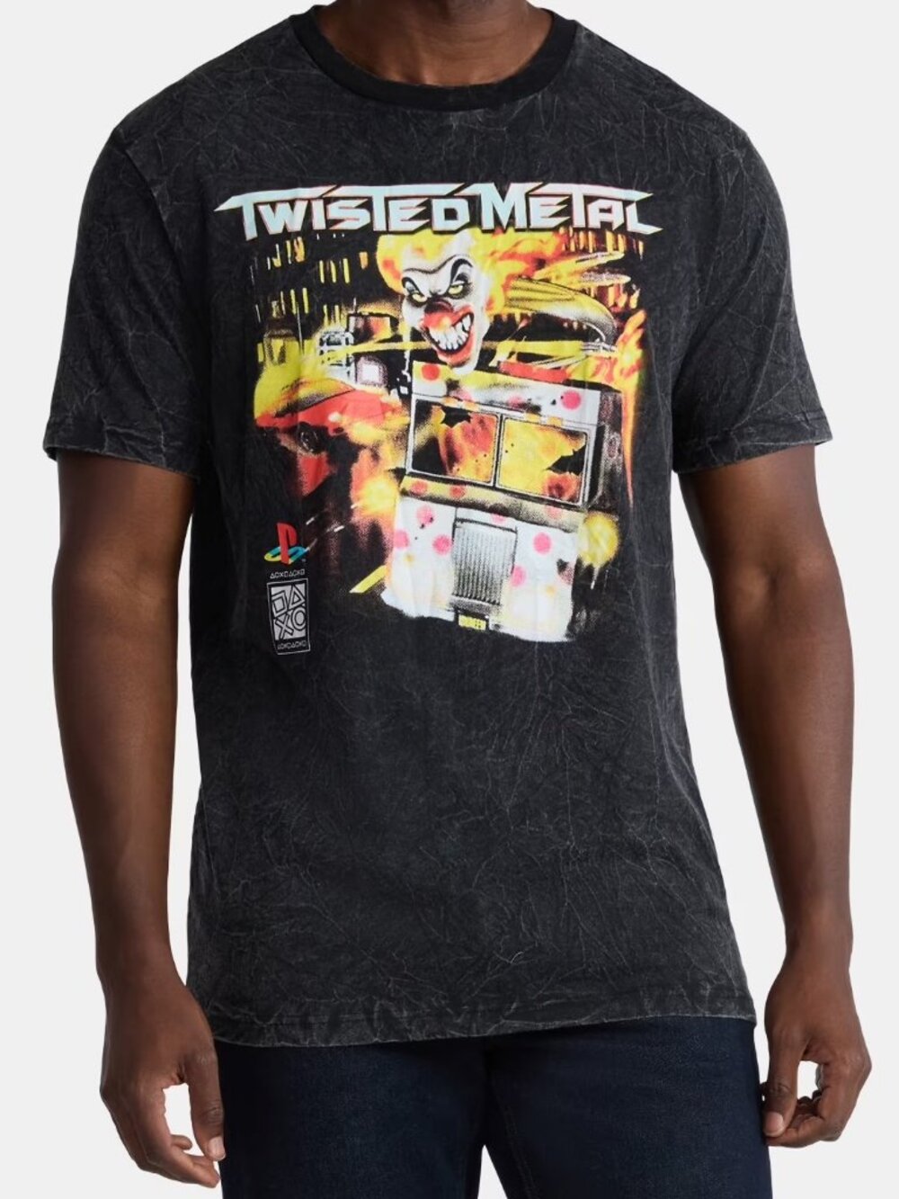 [NEW] MEN'S PLAYSTATION SHIRT TWISTED METAL SWEET TOOTH GRAPHIC TEE SIZE SMALL
